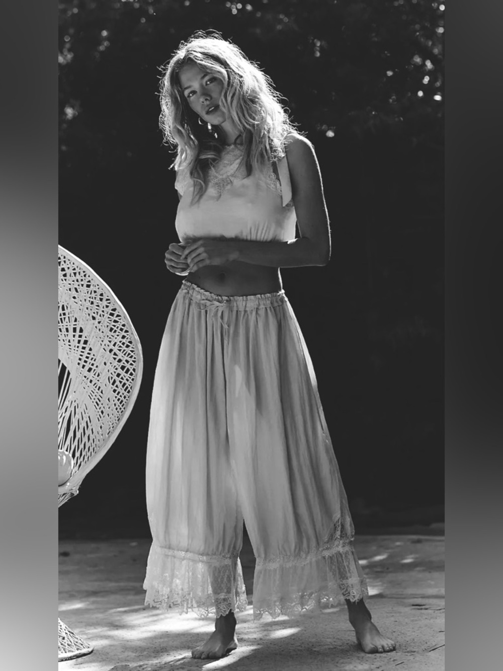 New Boho Lacey Bloomers- Seafoam